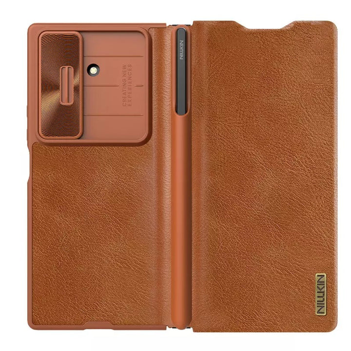 Samsung Galaxy Z Fold7 (Fold 7 5G) Nillkin Qin Pro Leather case for S-PEN version