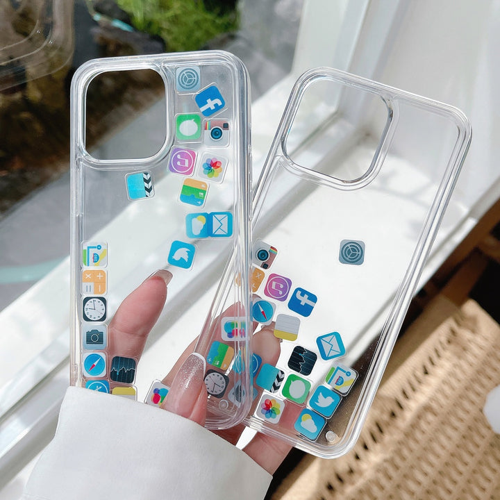 iPhone Floating App Trendy Case Cover