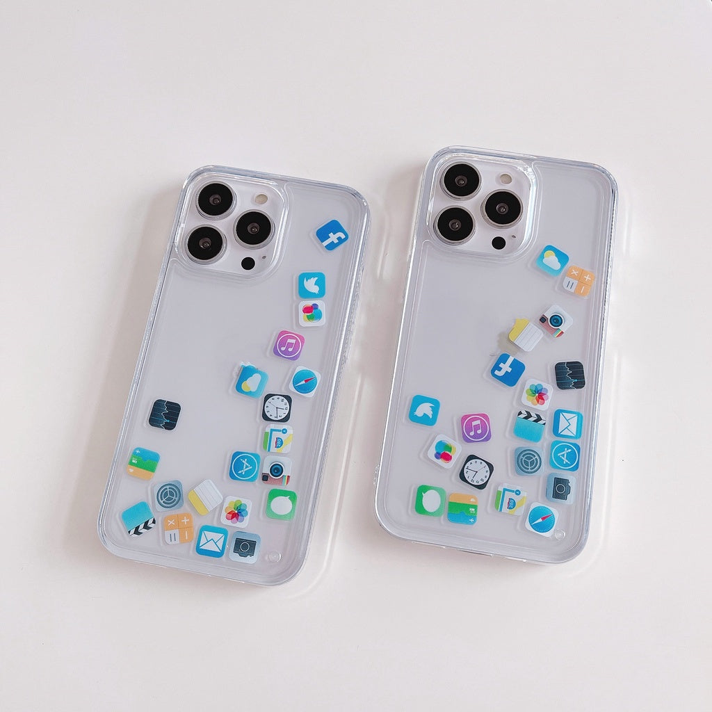 iPhone Floating App Trendy Case Cover