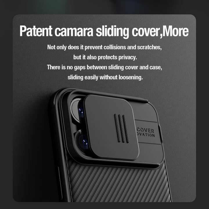 iPhone 15 Series CamShield Camera Protection Case Cover (Titanium Grey)