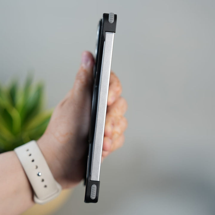 FRATO Aeroflex Metal Galaxy S26 Ultra X Shape Aluminum Metal Rotating Kickstand Frameless Design Magsafe Case