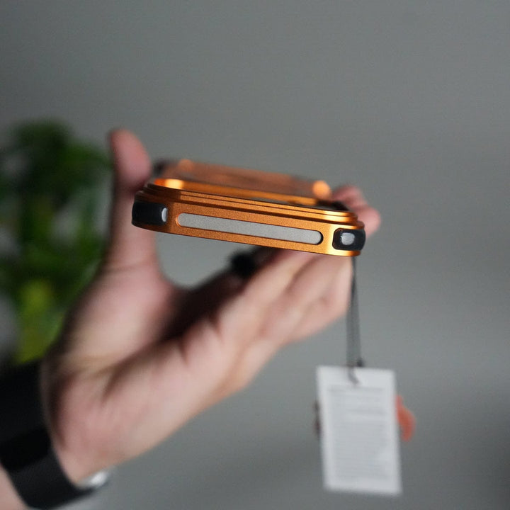 FRATO Aeroflex Metal iPhone 17 Pro Max Leather Frameless Metal Kickstand Case