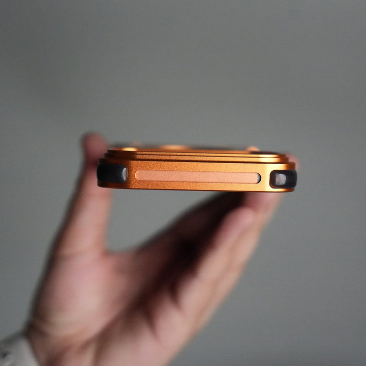 FRATO Aeroflex Metal iPhone 17 Series Luxury Wooden Back + Metal Bumper Magsafe Case (Premium Edition)