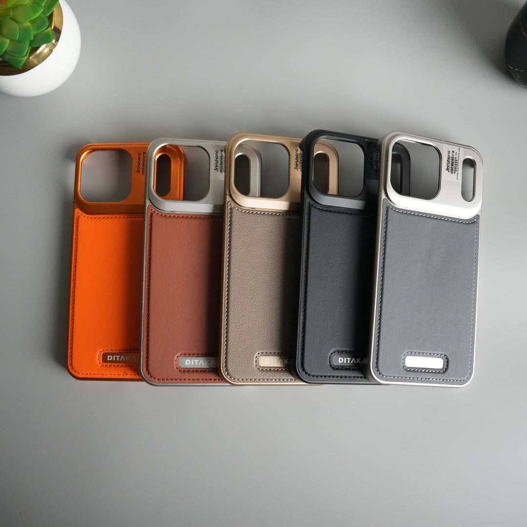 FRATO Aeroflex Metal iPhone 17 Series Premium Metallic AeroFLex Leather MagSafe Case