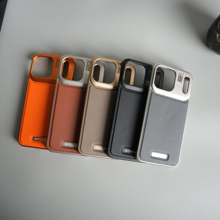 FRATO Aeroflex Metal iPhone 17 Series Premium Metallic AeroFLex Leather MagSafe Case