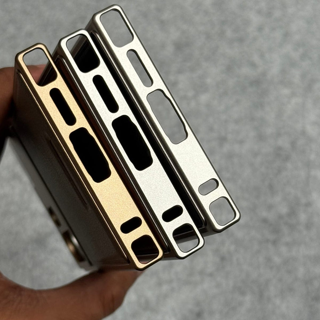 FRATO Aeroflex Metal Samsung Galaxy S25 Ultra Premium Metallic AeroFLex Aluminium Leather Case