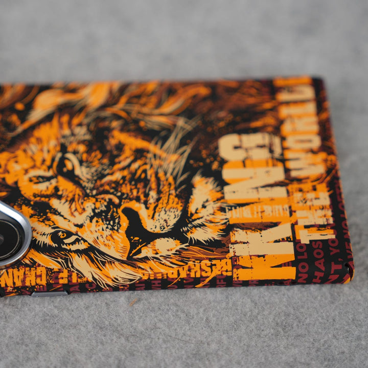FRATO Aeroflex Metal Samsung Galaxy Ultra Series Carbon Fiber Texture Tiger Lion Design Hard Pc MagSafe Case Cover