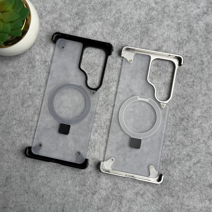 FRATO Aeroflex Metal Samsung Galaxy Ultra Series Frosted Frameless Metal Kickstand Case