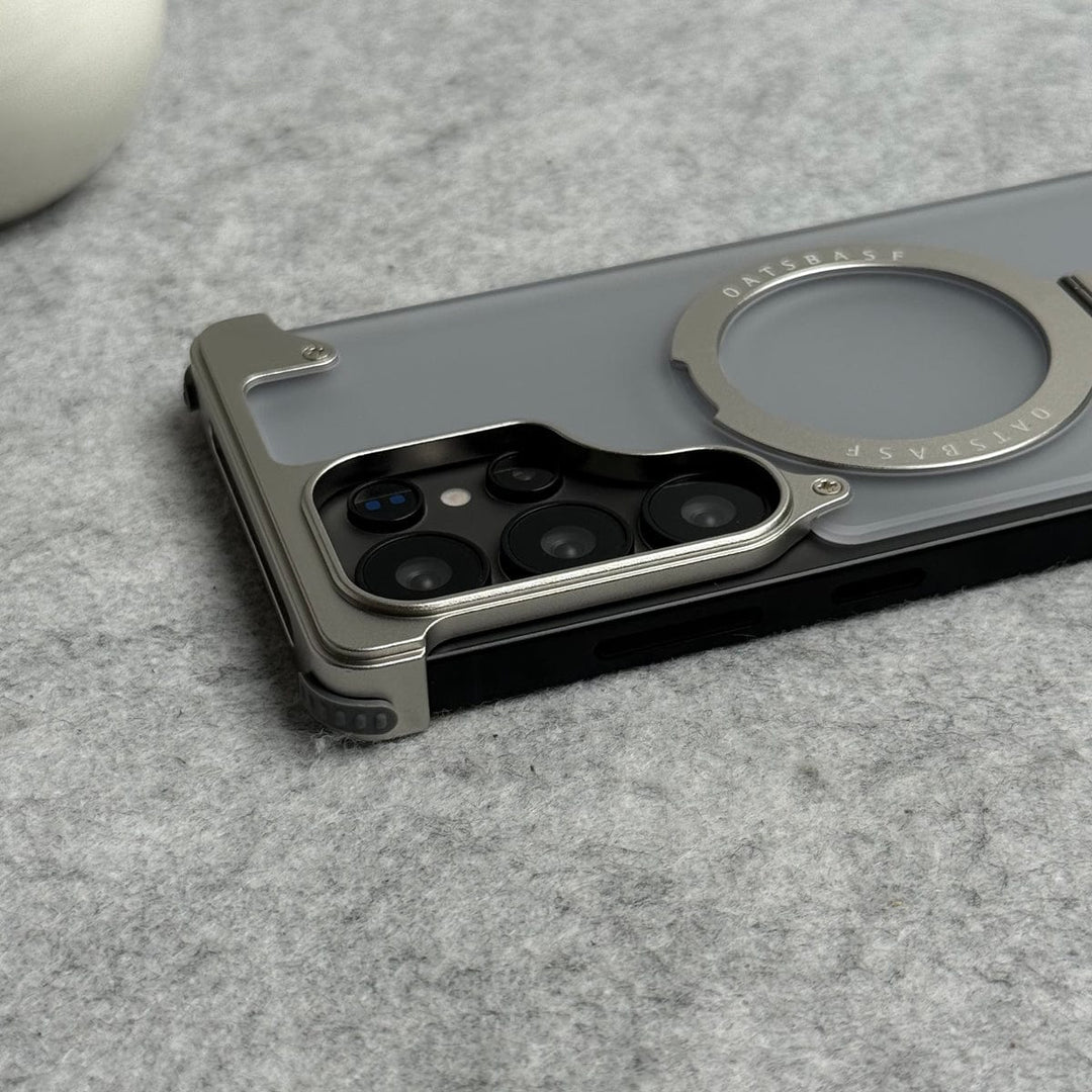 FRATO Aeroflex Metal Samsung Galaxy Ultra Series Frosted Frameless Metal Kickstand Case