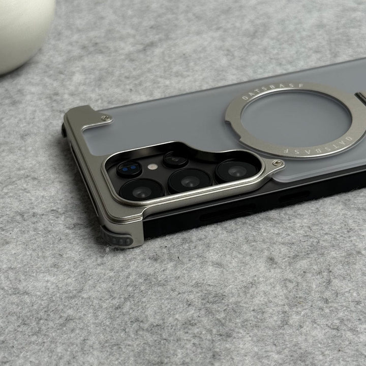 FRATO Aeroflex Metal Samsung Galaxy Ultra Series Frosted Frameless Metal Kickstand Case