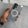 Samsung Galaxy Ultra Series Frosted Frameless Metal Kickstand Case