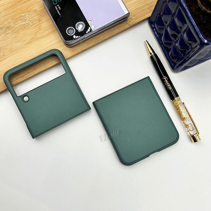 FRATO Flip 4 Collection Green Samsung Galaxy Z Flip 4 Attractive Pastel Pure Color Case Cover