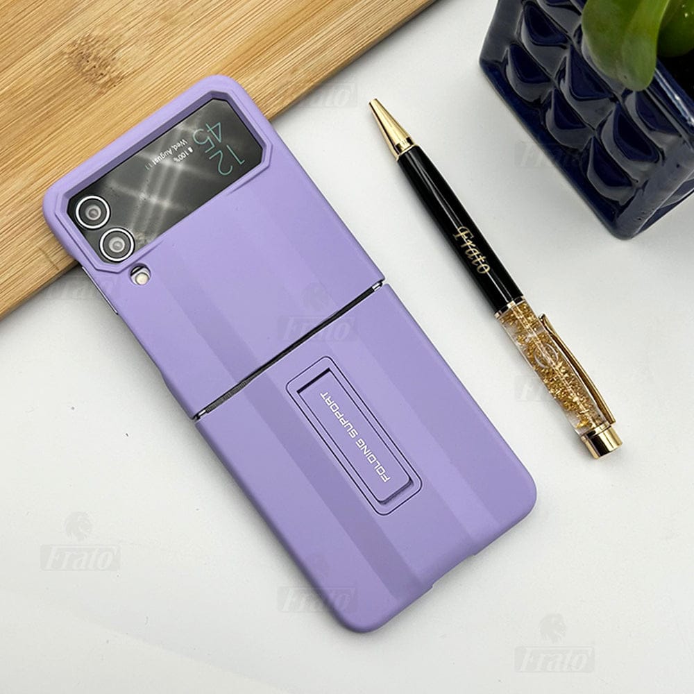 FRATO Flip 4 Collection Lavender Samsung Galaxy Z Flip 4 Armor Style Case Cover
