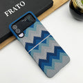 Samsung Galaxy Z Flip 4 Woolen Texture Pattern Case Cover