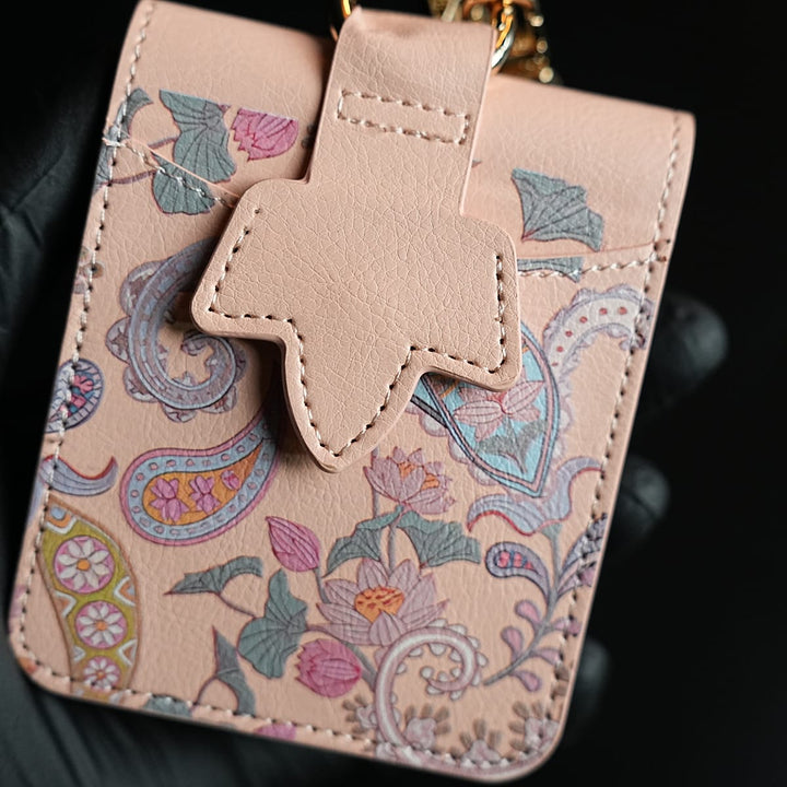 FRATO Flip 5 Collection Floral Stitched Leather-Style Case for Galaxy Z Flip 5 | Detachable Chain Strap