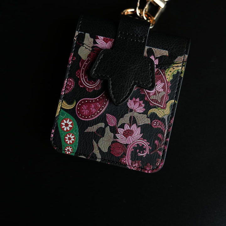 FRATO Flip 5 Collection Floral Stitched Leather-Style Case for Galaxy Z Flip 5 | Detachable Chain Strap