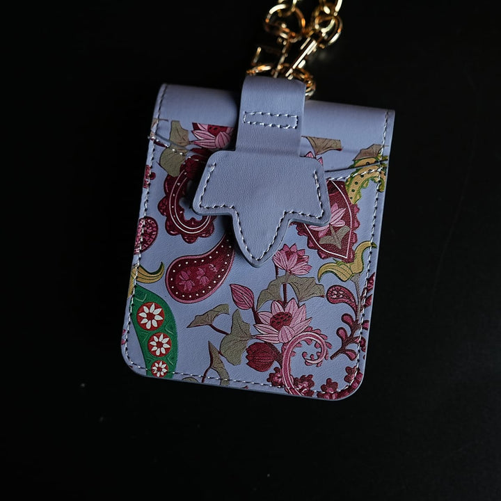 FRATO Flip 5 Collection Floral Stitched Leather-Style Case for Galaxy Z Flip 5 | Detachable Chain Strap