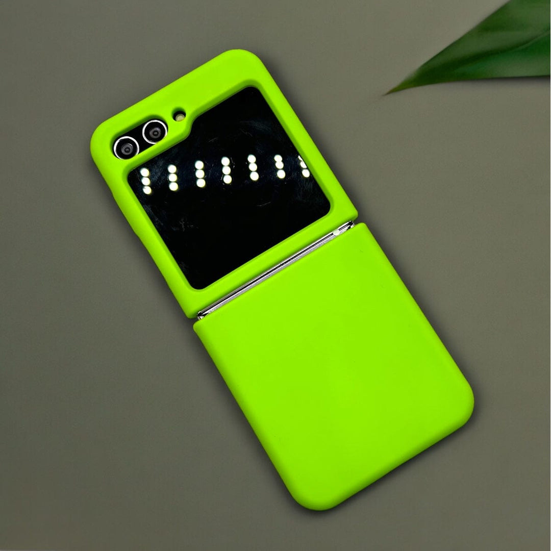 FRATO Flip 5 Collection Neon Green Samsung Galaxy Z Flip 5 Neon Series Case Cover