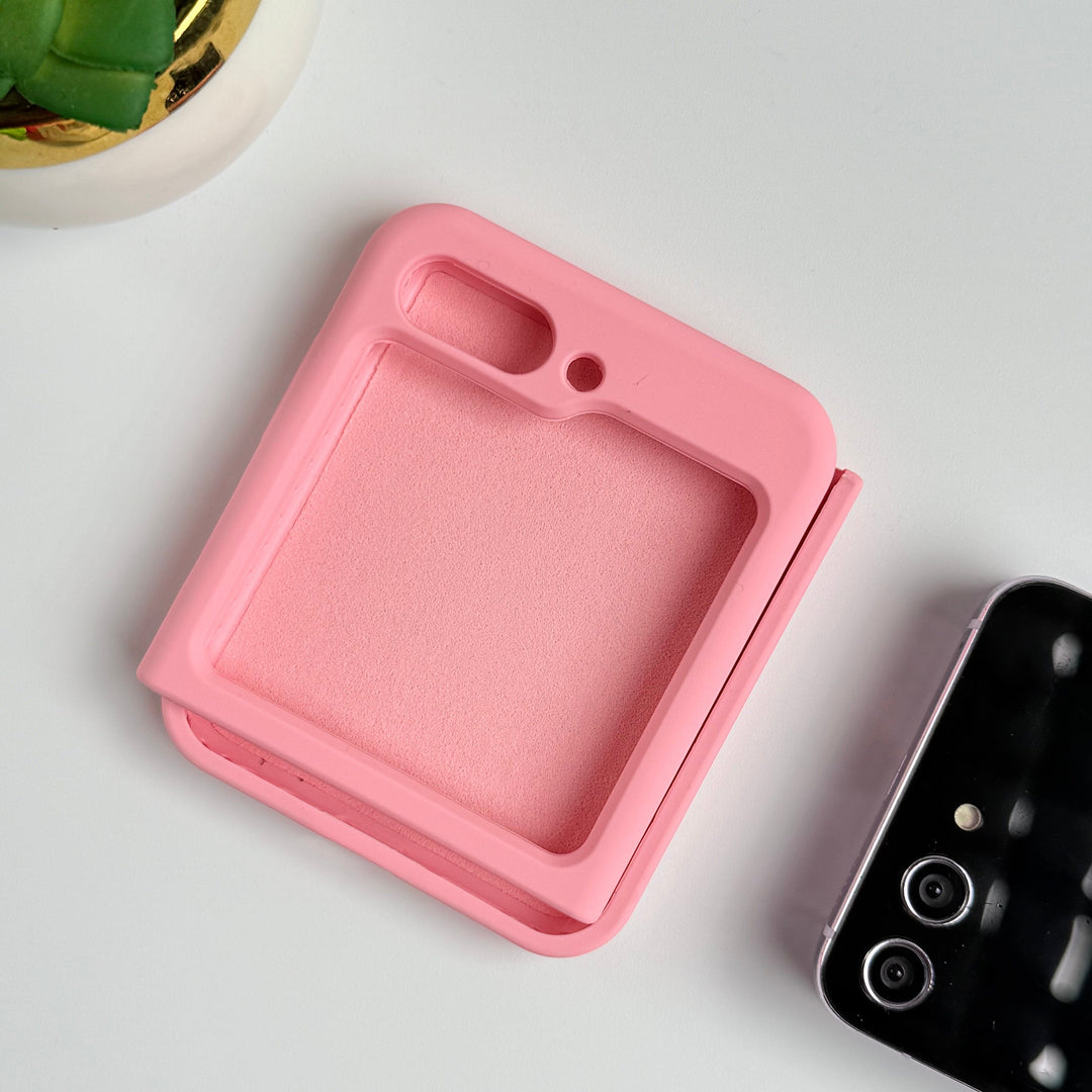 FRATO Flip 5 Collection Pink Samsung Galaxy Z Flip 5 Soft Feel Silicone Case Cover