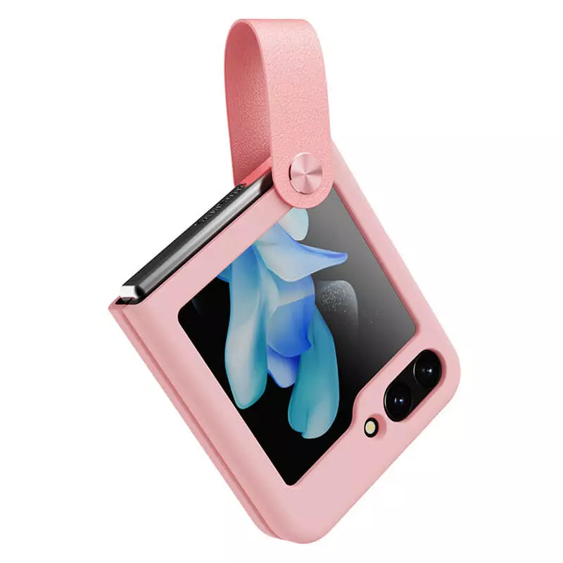 FRATO Flip 5 Collection Samsung Galaxy Z Flip 5 Nillkin Finger Strap Liquid Silicone Case Cover