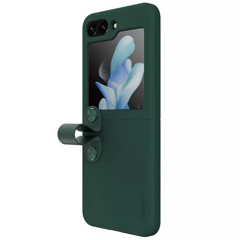 FRATO Flip 5 Collection Samsung Galaxy Z Flip 5 Nillkin Finger Strap Liquid Silicone Case Cover