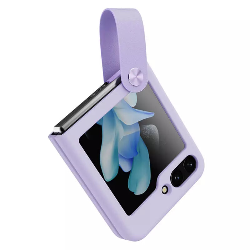 FRATO Flip 5 Collection Samsung Galaxy Z Flip 5 Nillkin Finger Strap Liquid Silicone Case Cover