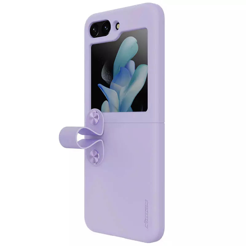 FRATO Flip 5 Collection Samsung Galaxy Z Flip 5 Nillkin Finger Strap Liquid Silicone Case Cover