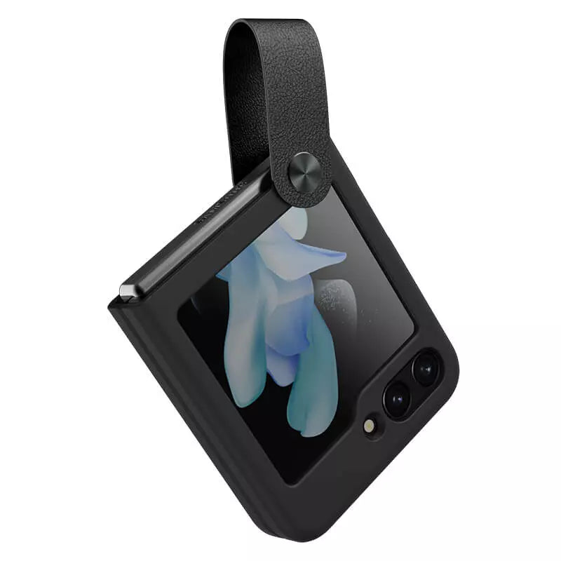 FRATO Flip 5 Collection Samsung Galaxy Z Flip 5 Nillkin Finger Strap Liquid Silicone Case Cover