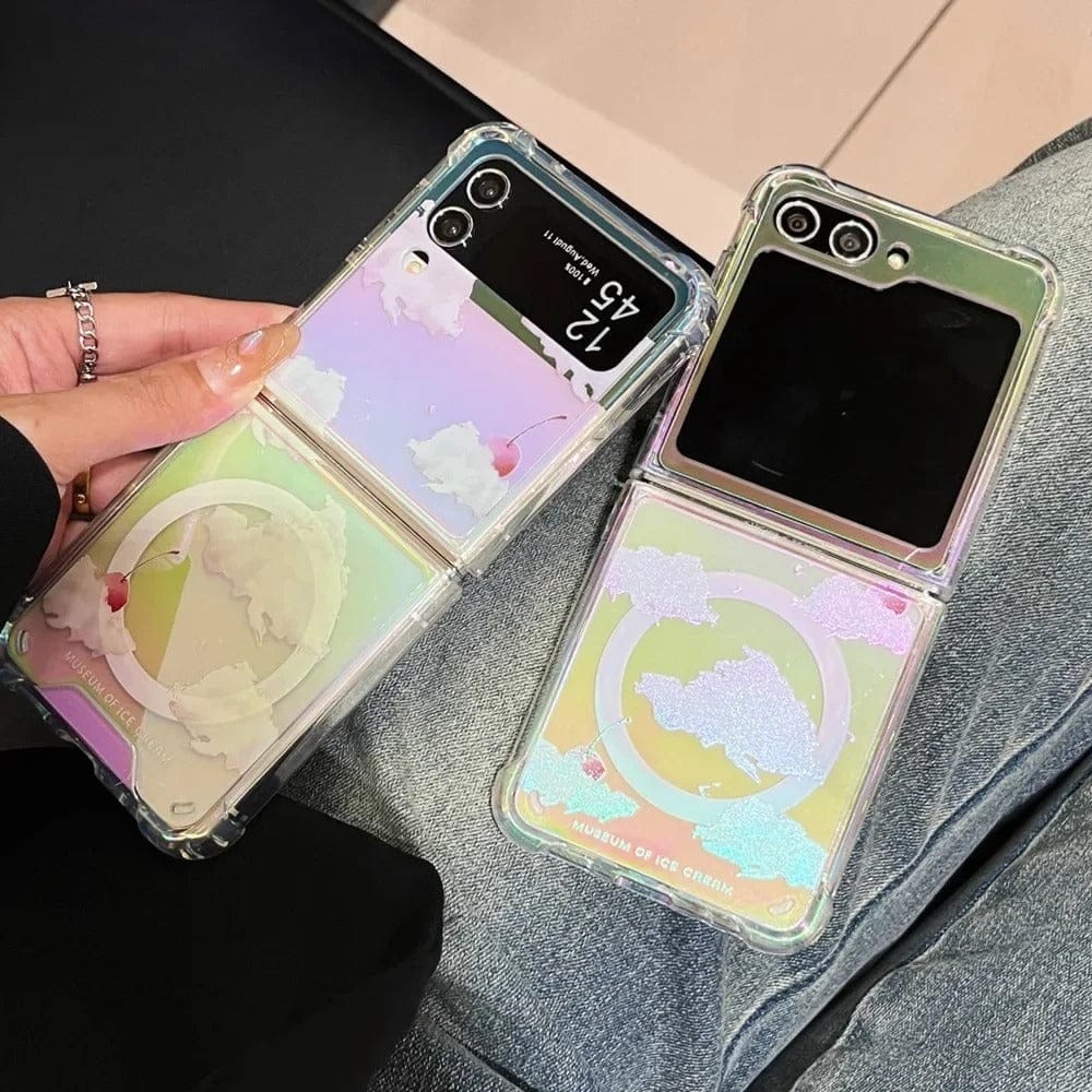 FRATO Flip 5 Collection Samsung Galaxy Z Flip series Color Reflection Cloud Design Magsafe Case Cover