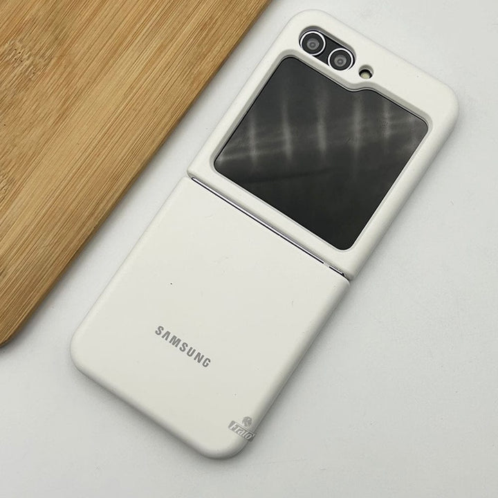 FRATO Flip 5 Collection White Samsung Galaxy Z Flip 5 Liquid Silicone Case Cover
