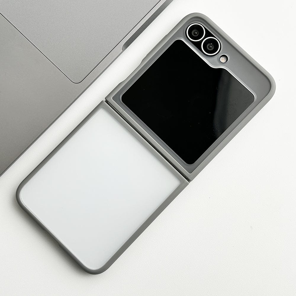 FRATO Flip 6 Collection Gray Samsung Galaxy Z Flip 6 Frosted Smoke Case