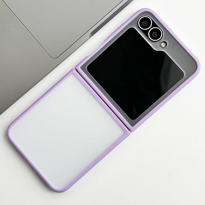 FRATO Flip 6 Collection Lavender Samsung Galaxy Z Flip 6 Frosted Smoke Case