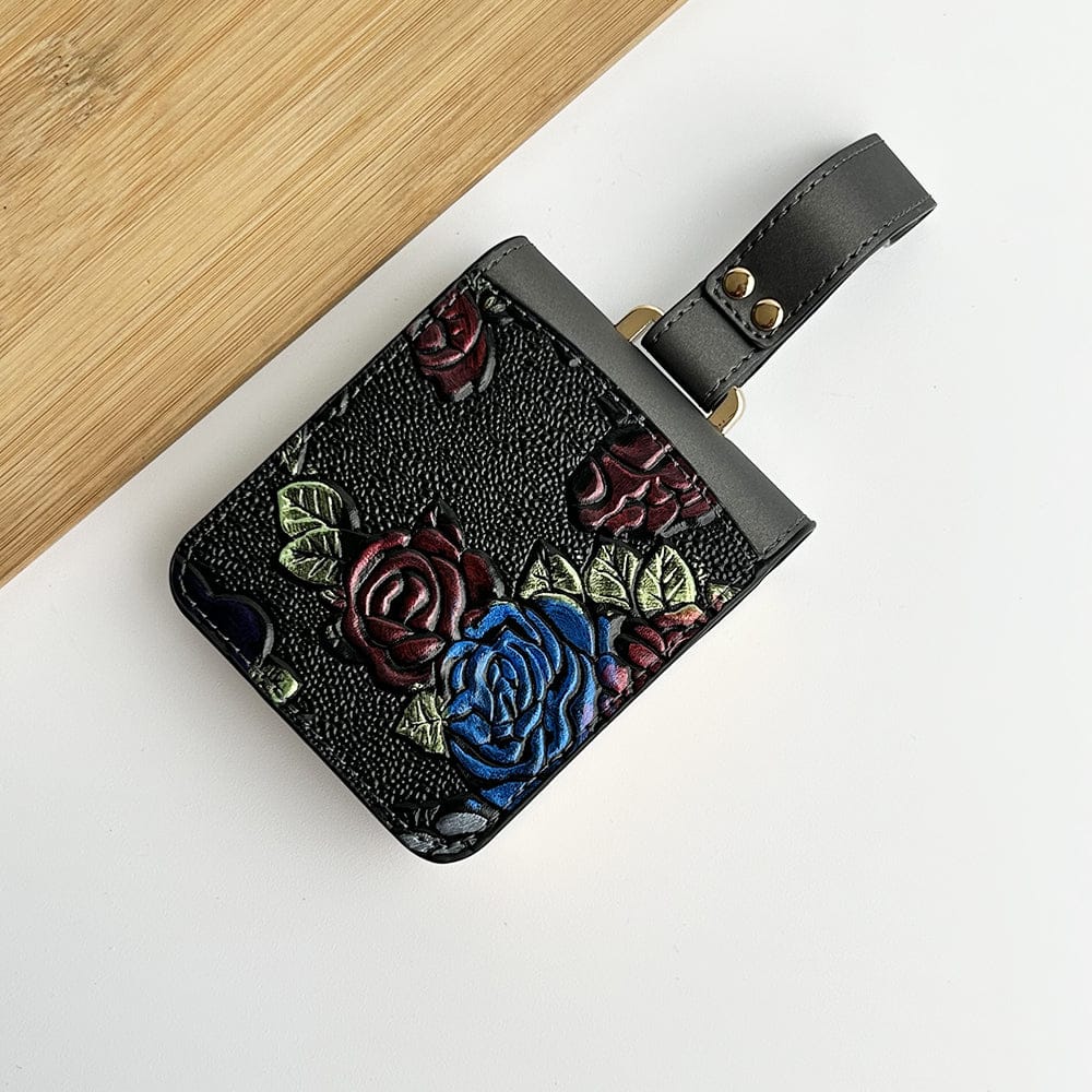 FRATO Flip 6 Collection Samsung Galaxy Z Flip 6 3D Flower Design Cover With Front Screen Protection Glass