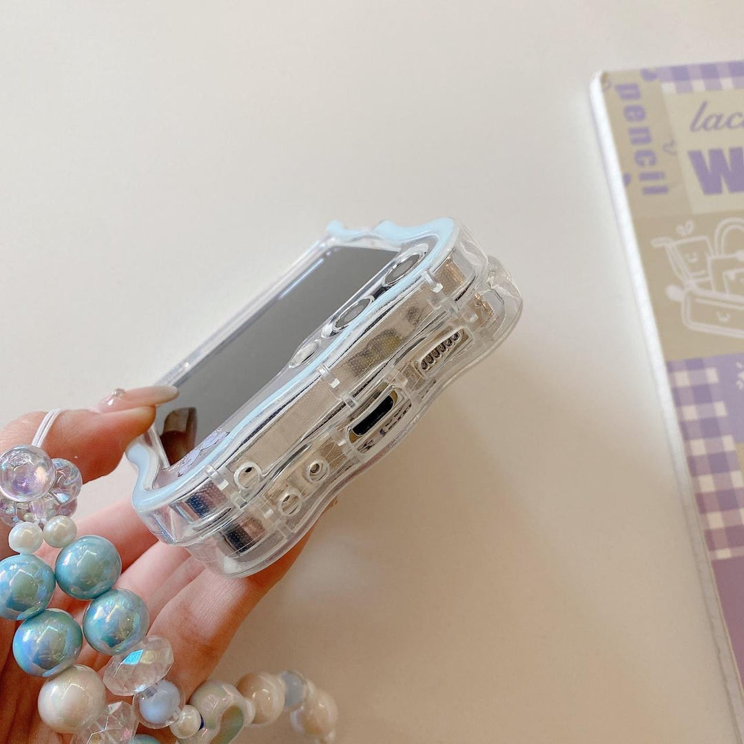 FRATO Flip 6 Collection Samsung Galaxy Z Flip 6 Butterfly Beauty Wave Bracelet Strap Holder Case