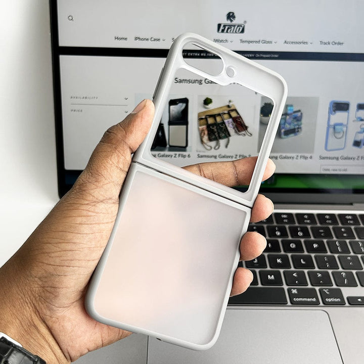 FRATO Flip 6 Collection Samsung Galaxy Z Flip 6 Frosted Smoke Case
