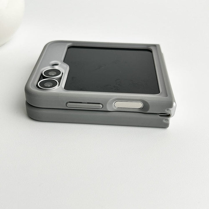 FRATO Flip 6 Collection Samsung Galaxy Z Flip 6 Frosted Smoke Case With Magnetic Charging Ring