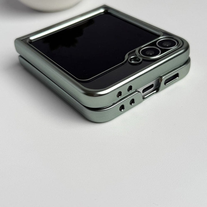 FRATO Flip 6 Collection Samsung Galaxy Z Flip 6 Hard Crystal Clear Chrome Electroplated Cover