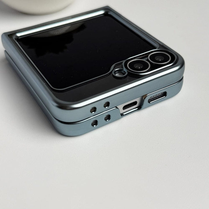 FRATO Flip 6 Collection Samsung Galaxy Z Flip 6 Hard Crystal Clear Chrome Electroplated Cover