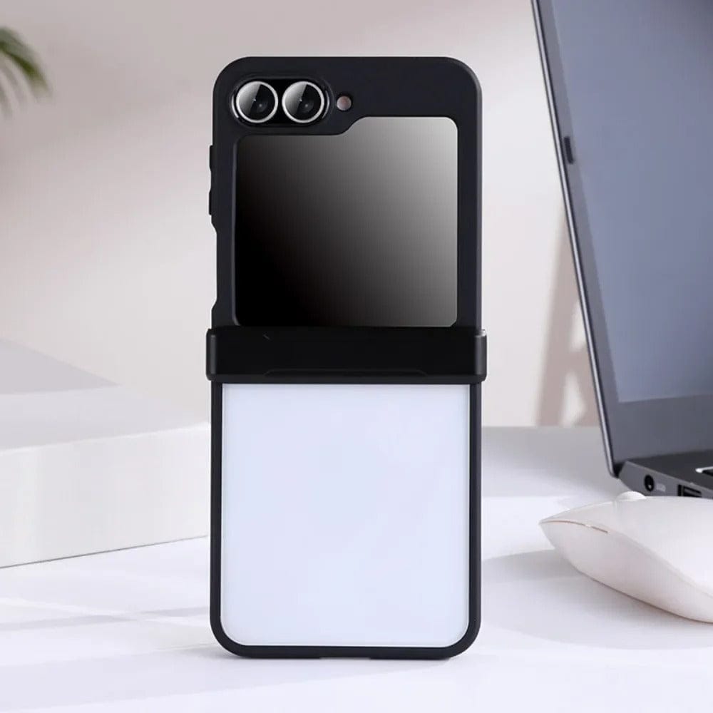 FRATO Flip 6 Collection Samsung Galaxy Z Flip 6 Hinge Bumper Transparent Back Case Cover