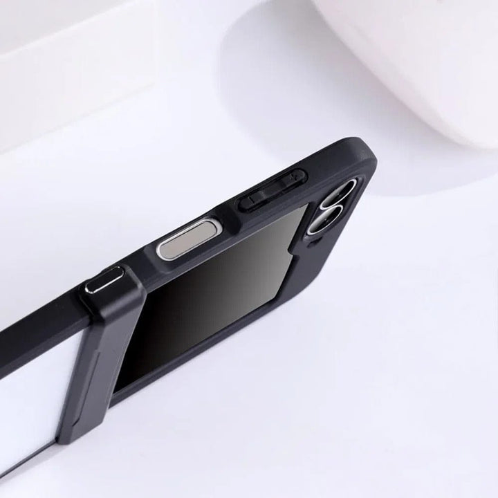 FRATO Flip 6 Collection Samsung Galaxy Z Flip 6 Hinge Bumper Transparent Back Case Cover
