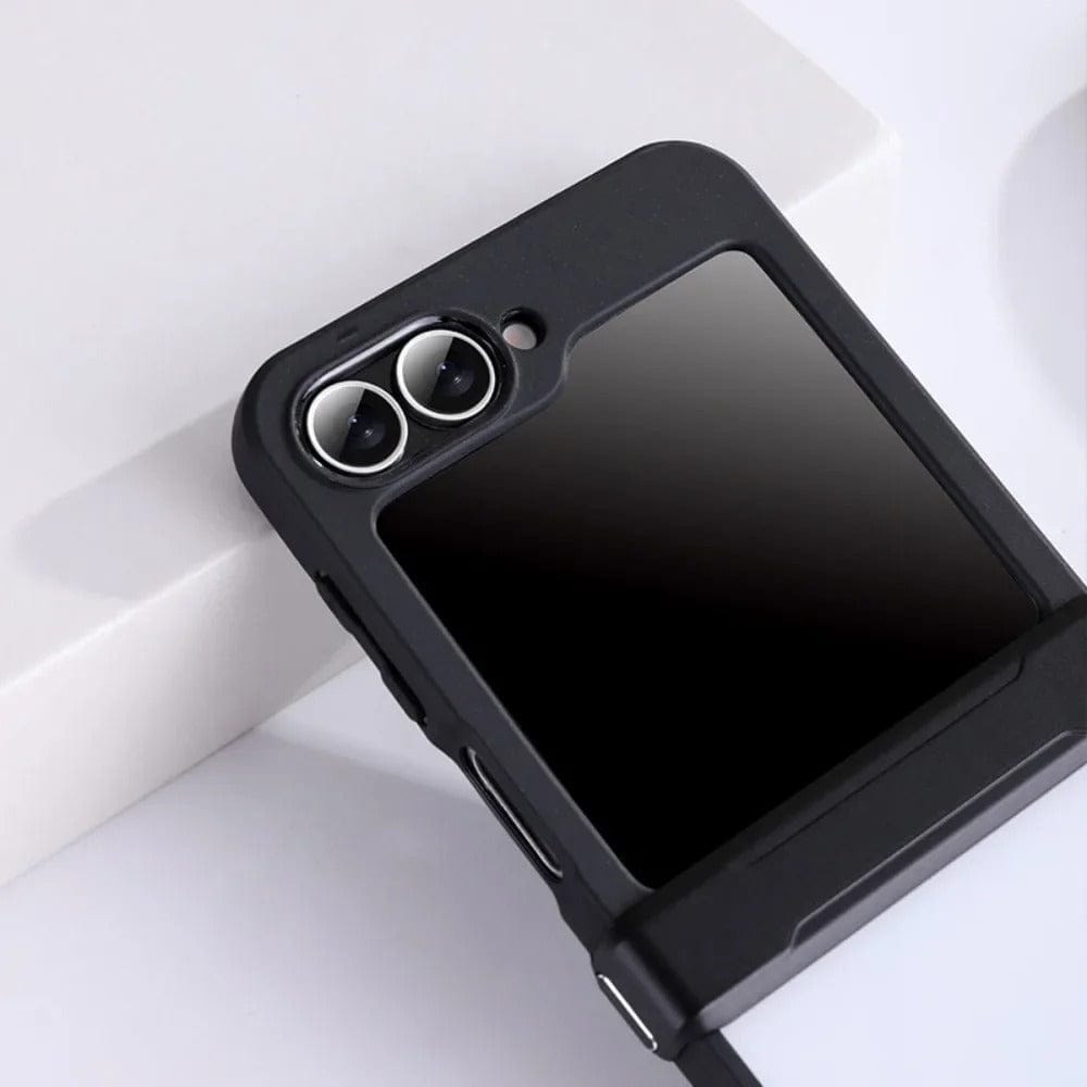 FRATO Flip 6 Collection Samsung Galaxy Z Flip 6 Hinge Bumper Transparent Back Case Cover