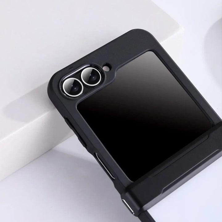 FRATO Flip 6 Collection Samsung Galaxy Z Flip 6 Hinge Bumper Transparent Back Case Cover