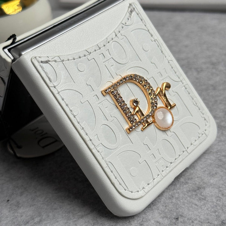 FRATO Flip 6 Collection Samsung Galaxy Z Flip 6 Luxury DR Brand PU Leather Design Case Cover