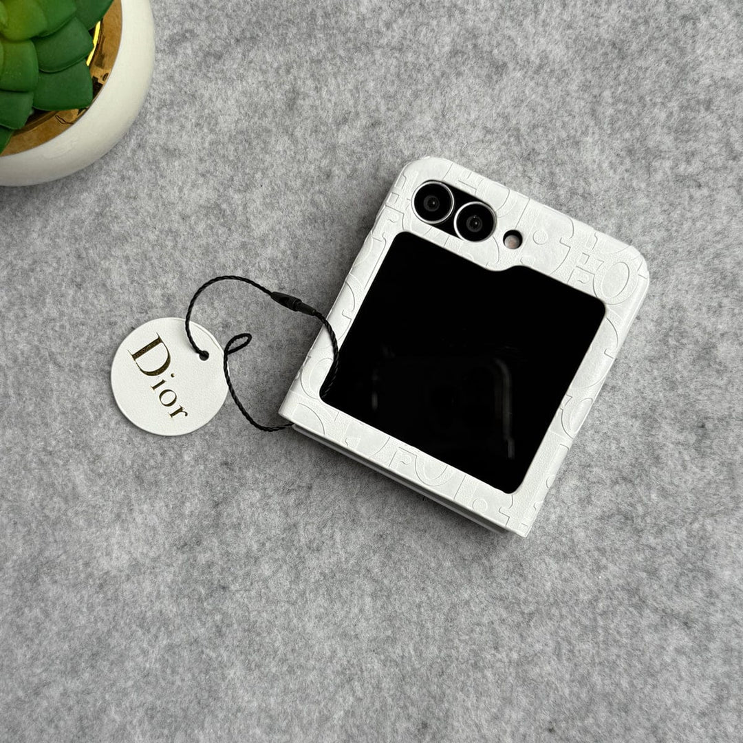 FRATO Flip 6 Collection Samsung Galaxy Z Flip 6 Luxury DR Brand PU Leather Design Case Cover