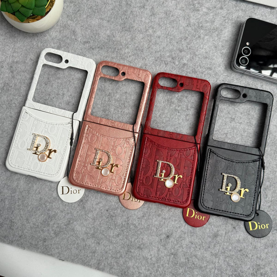 FRATO Flip 6 Collection Samsung Galaxy Z Flip 6 Luxury DR Brand PU Leather Design Case Cover