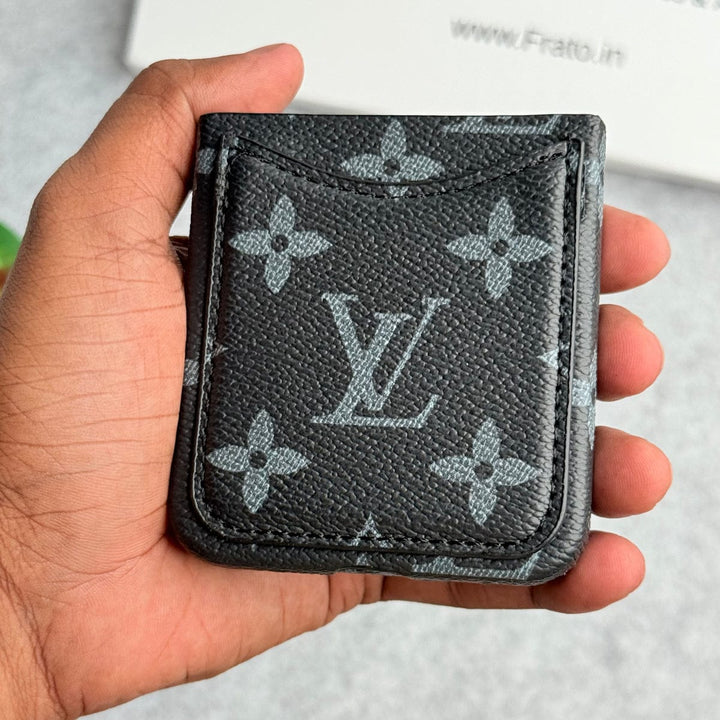 FRATO Flip 6 Collection Samsung Galaxy Z Flip 6 Premium Luxury Brand Leather Card Holder Case Cover