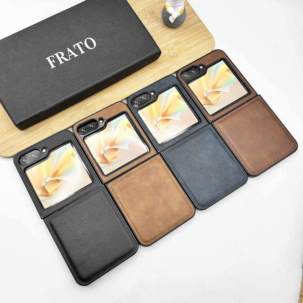 FRATO Flip 6 Collection Samsung Galaxy Z Flip 6 PU Leather Case Cover