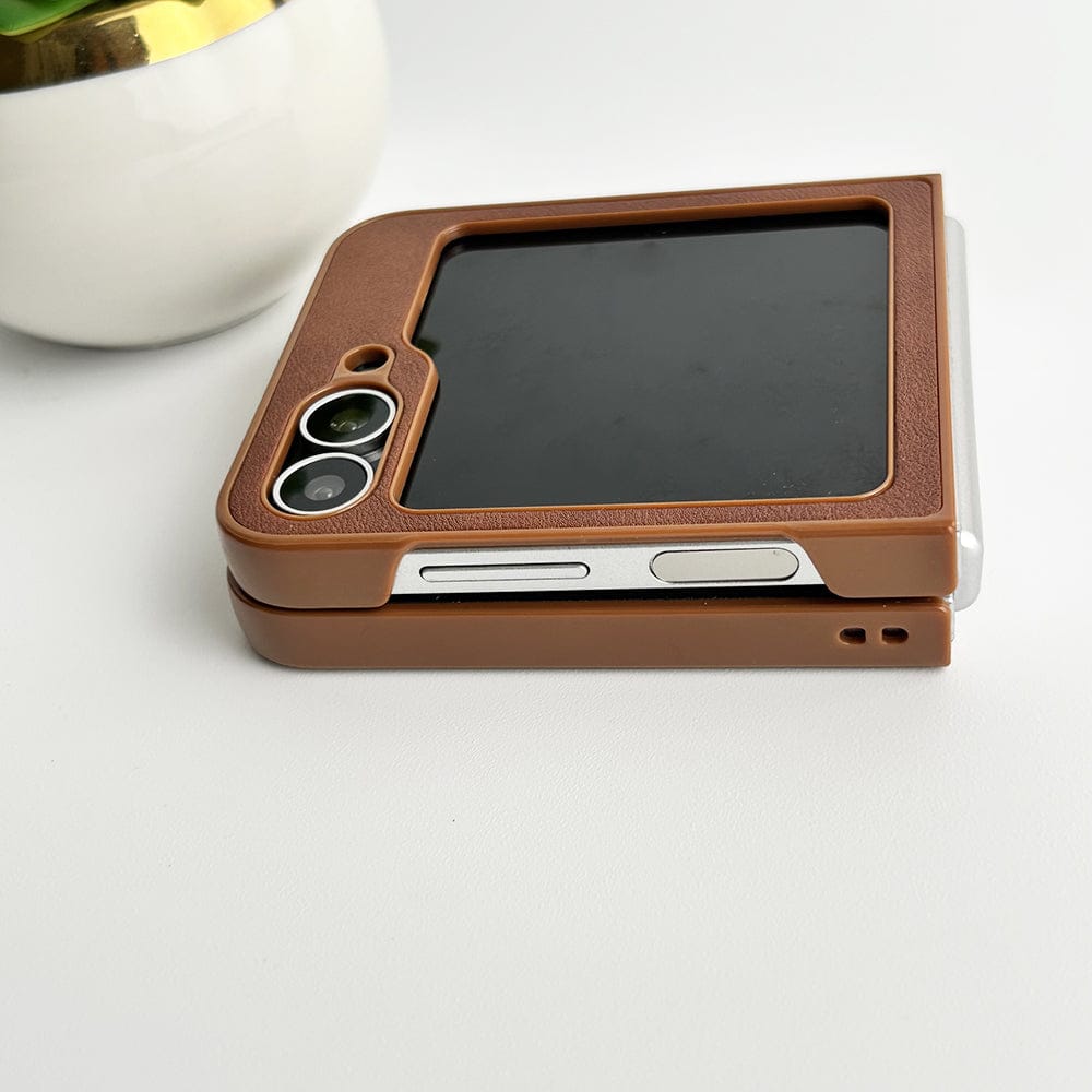 FRATO Flip 6 Collection Samsung Galaxy Z Flip 6 PU Leather Case Cover