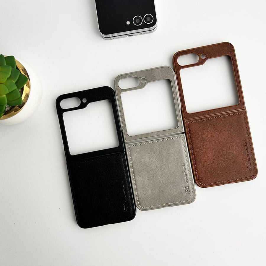 FRATO Flip 6 Collection Samsung Galaxy Z Flip 6 PU Leather Case Cover