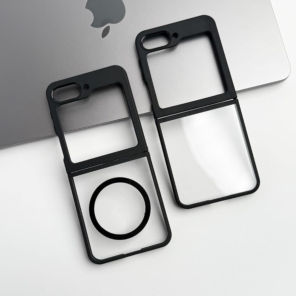FRATO Flip 6 Collection Samsung Galaxy Z Flip 6 Transparent Acrylic Side Bumper Cover